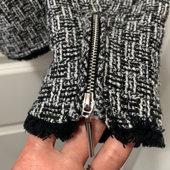 Tweed Moto Blazer Jacket - Picture 6 of 12